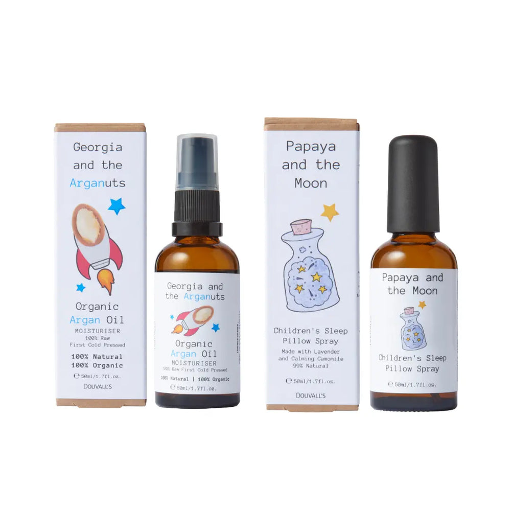 Little Dreamer Care set (including 50ml Argan oil and 50ml Children's sleep spray) Douvalls Beauty