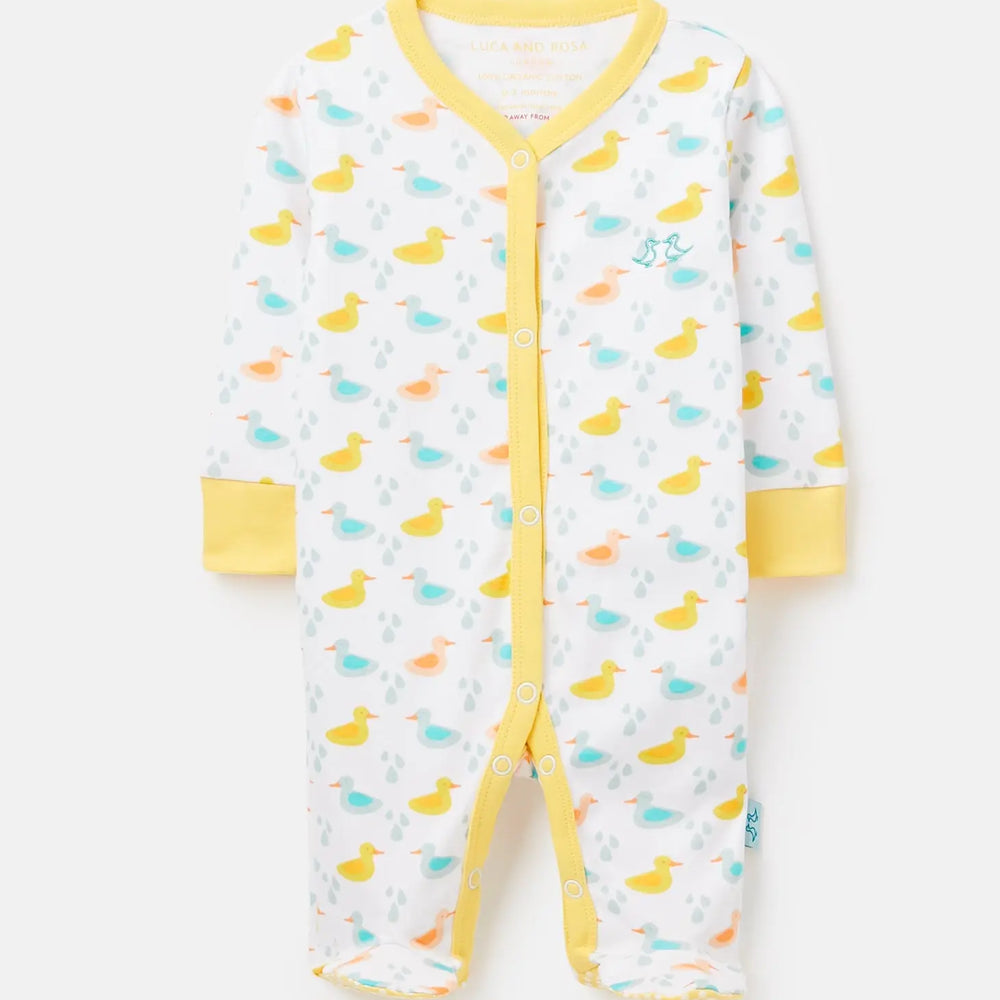 Little Ducks Baby Sleep Suit Luca and Rosa