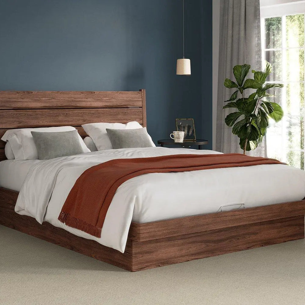 Lodge Platform Ottoman Bed Frame - Brown Dreams