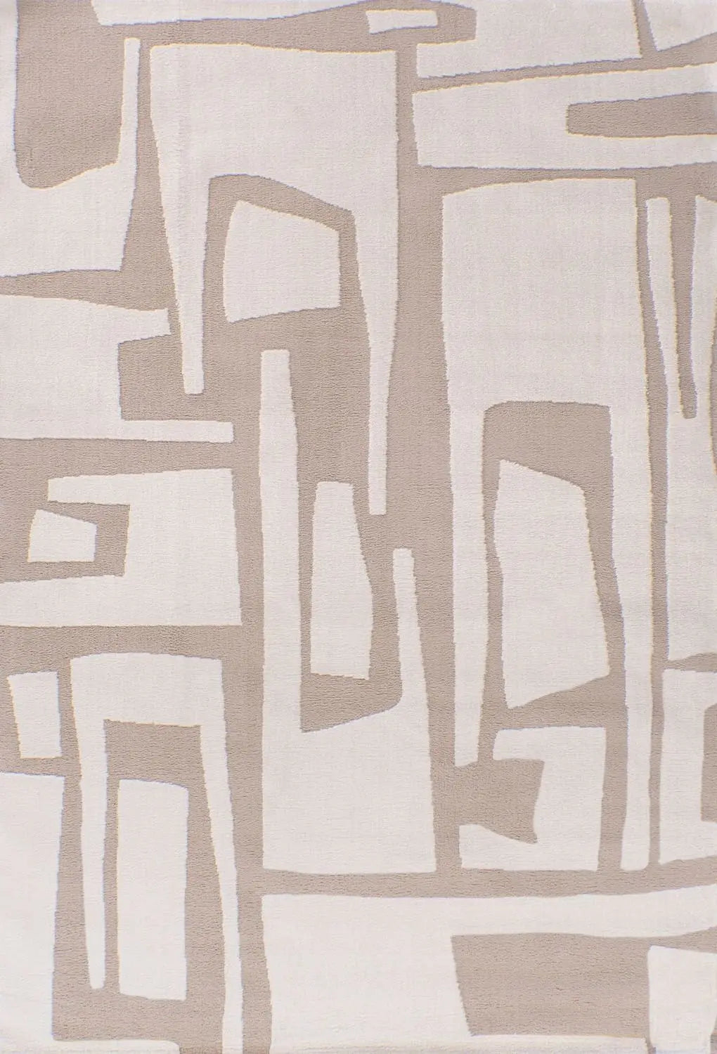 Loft Abstract Beige Rug The Rugs