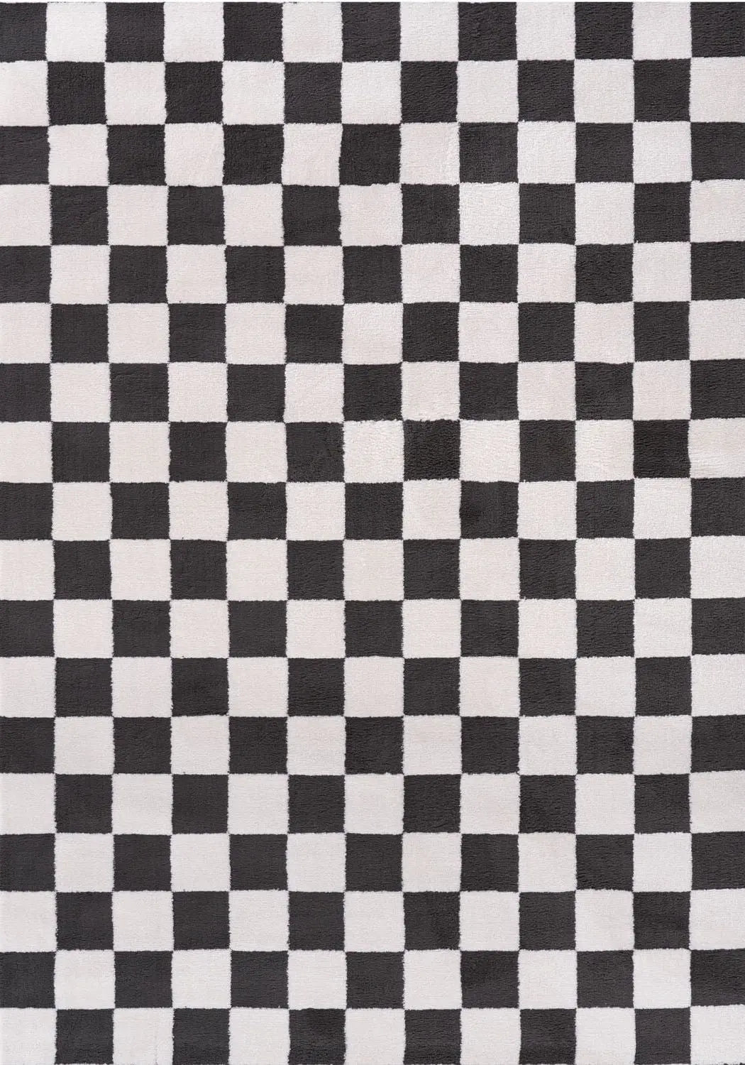 Loft Checkerboard Dark Grey Rug The Rugs