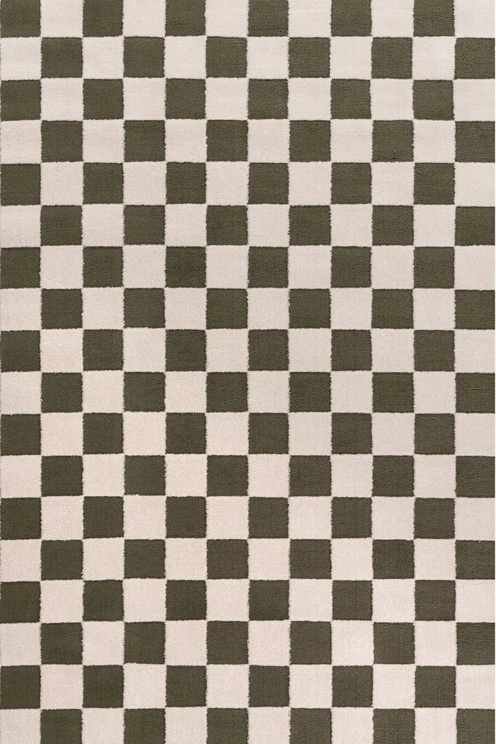 Loft Checkerboard Green Rug The Rugs