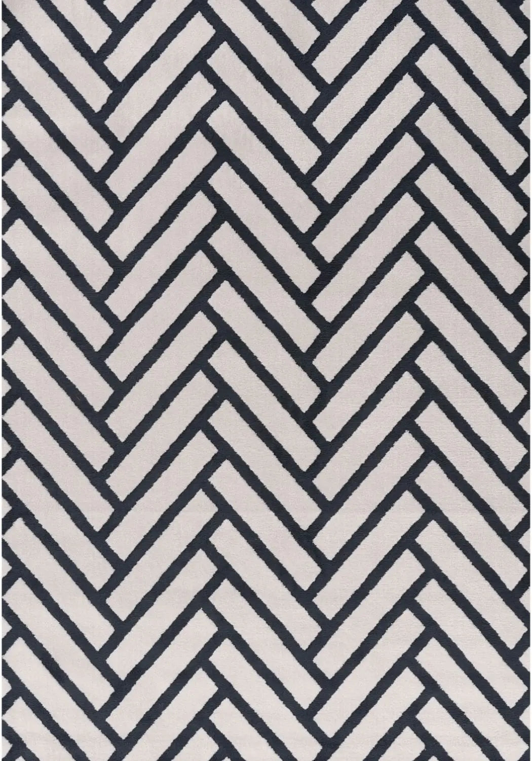 Loft Chevron Blue Rug The Rugs