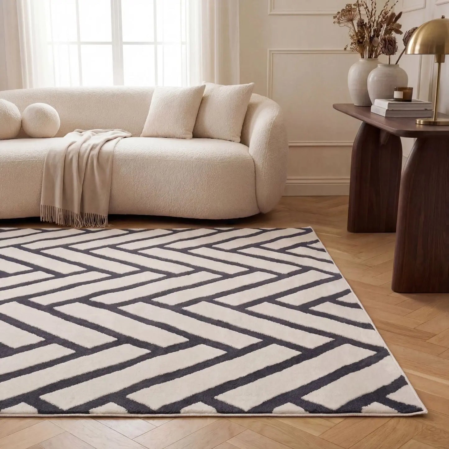 Loft Chevron Blue Rug The Rugs