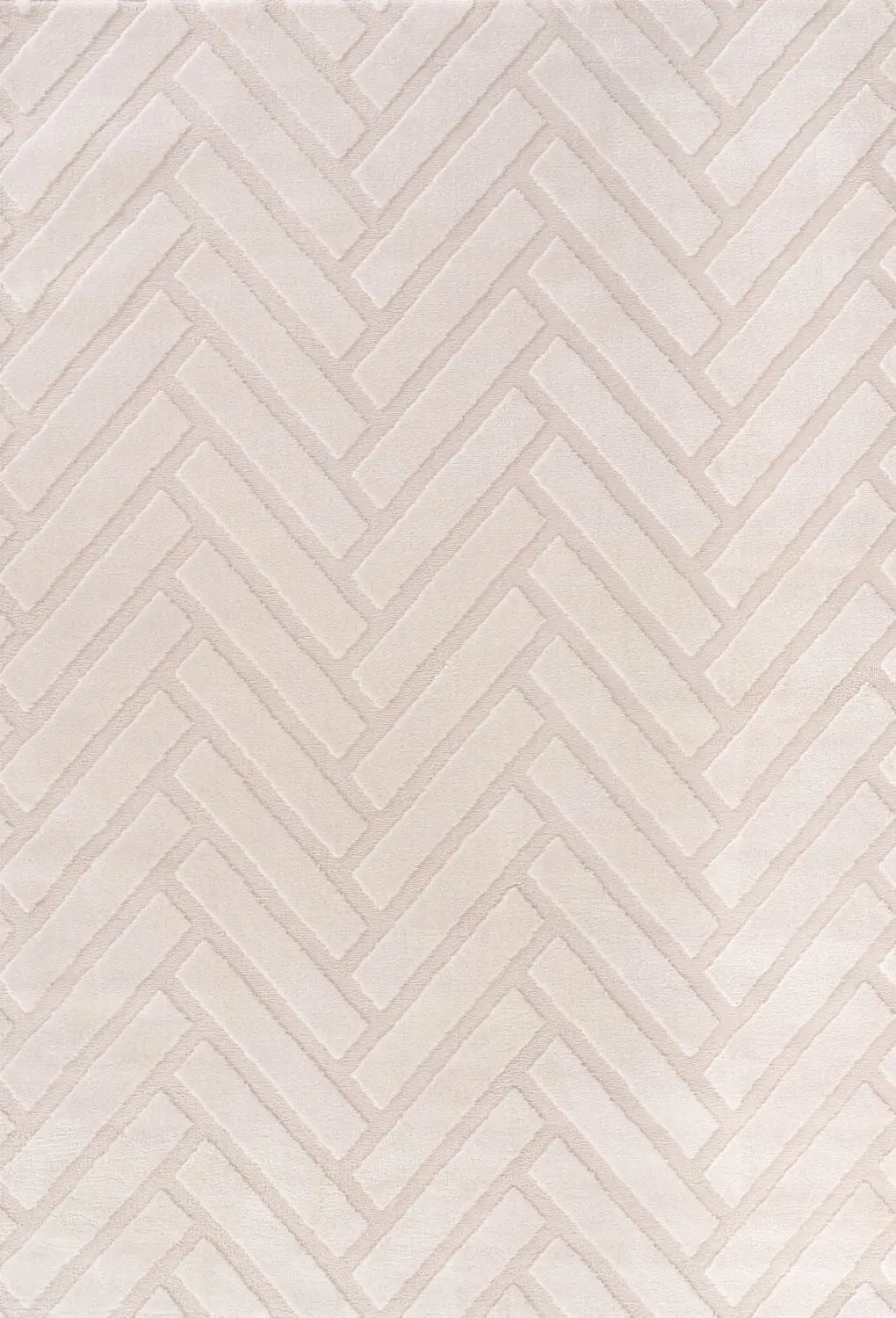 Loft Chevron Cream Rug The Rugs