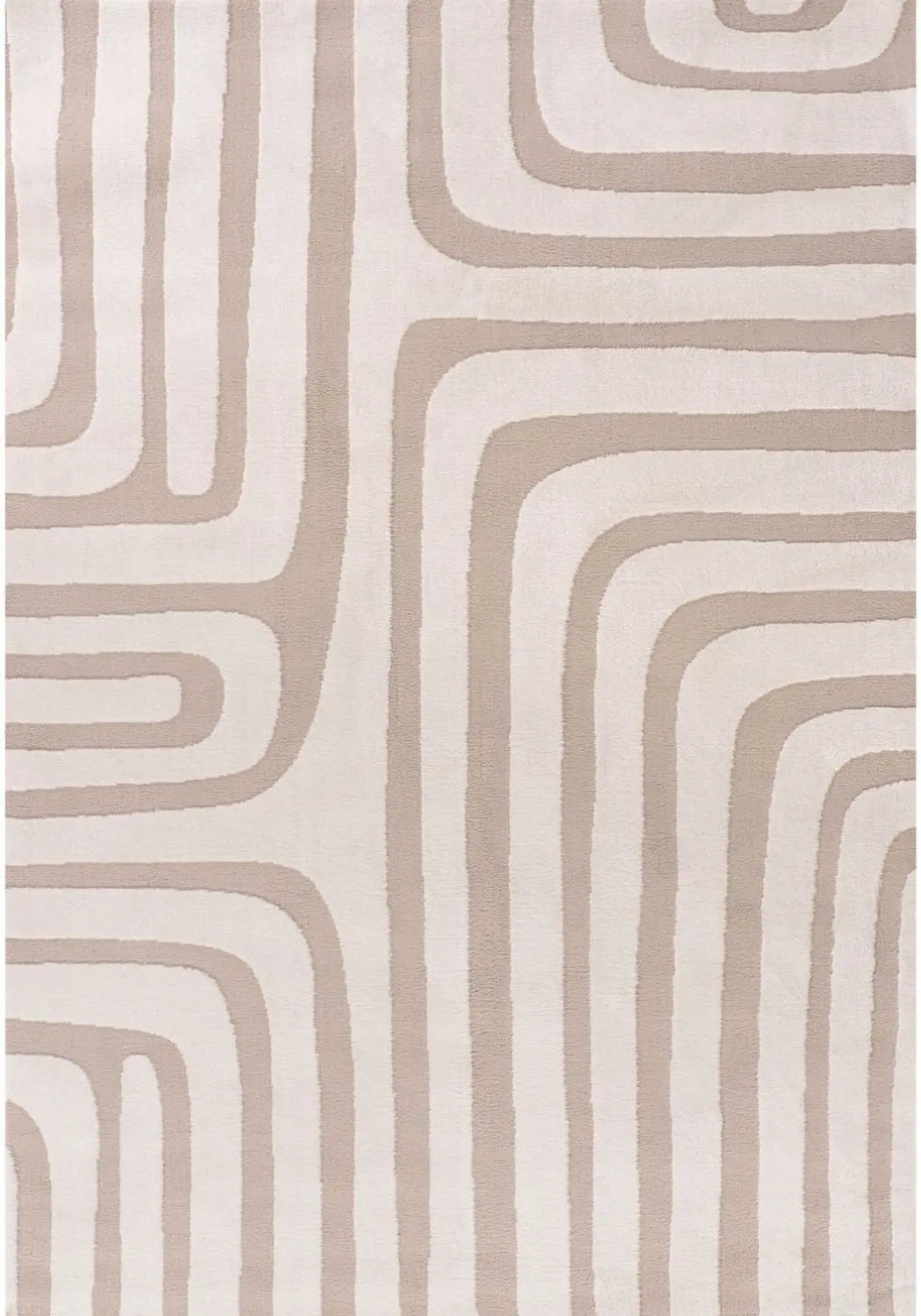 Loft Geometric Beige Rug The Rugs