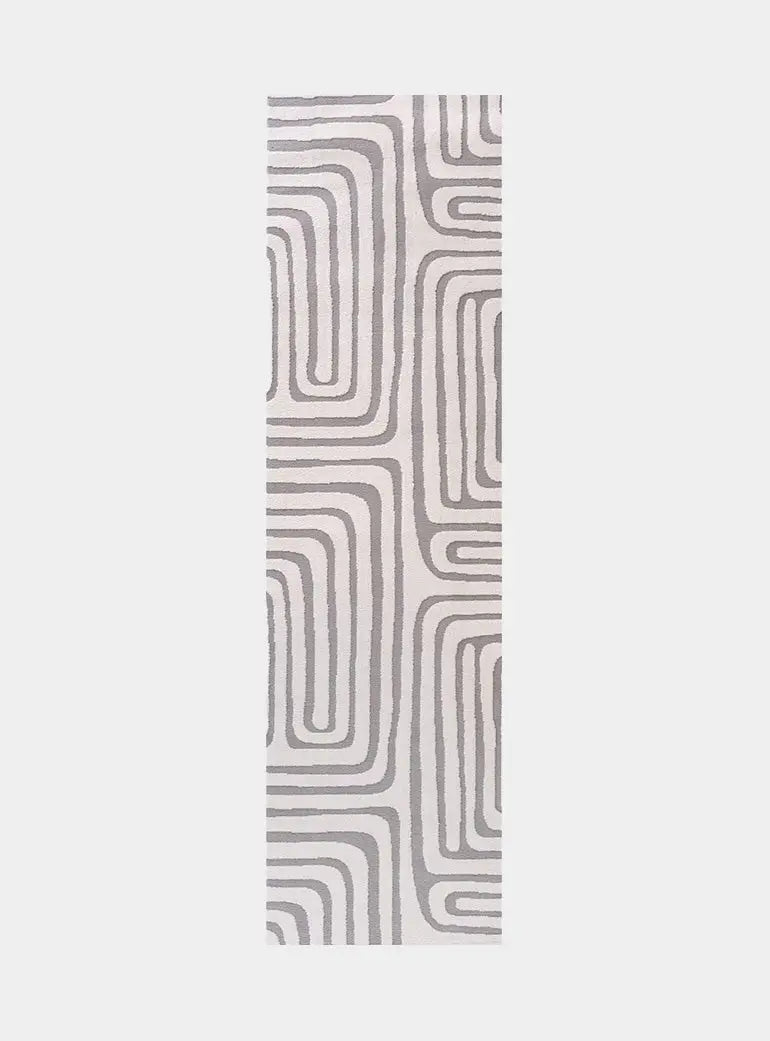 Loft Geometric Grey Rug The Rugs