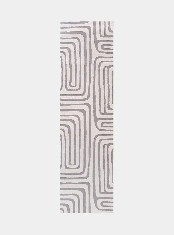 Loft Geometric Grey Rug The Rugs