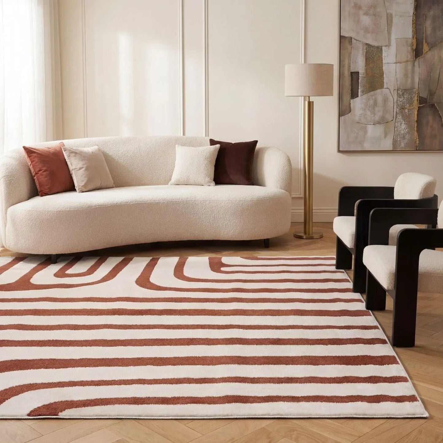 Loft Geometric Terra Rug The Rugs