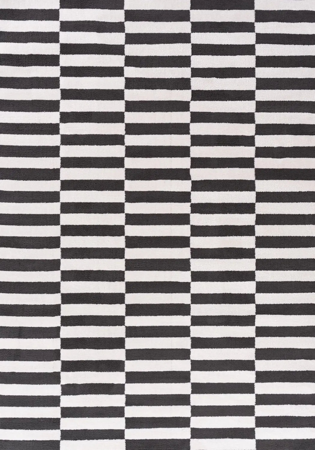Loft Striped Dark Grey Rug The Rugs