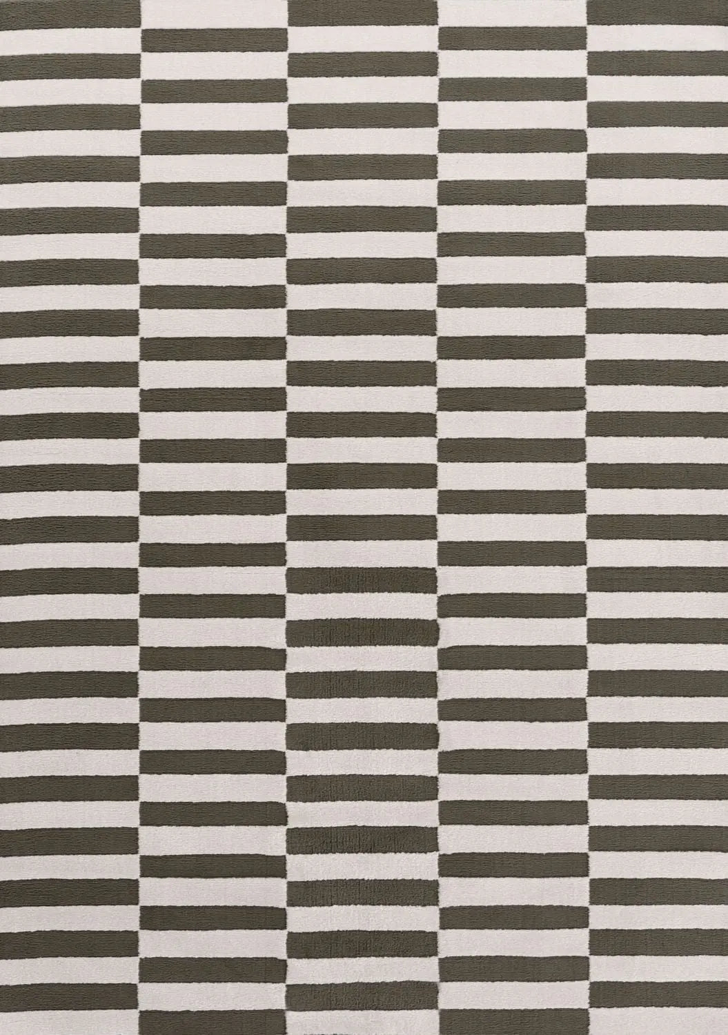 Loft Striped Green Rug The Rugs