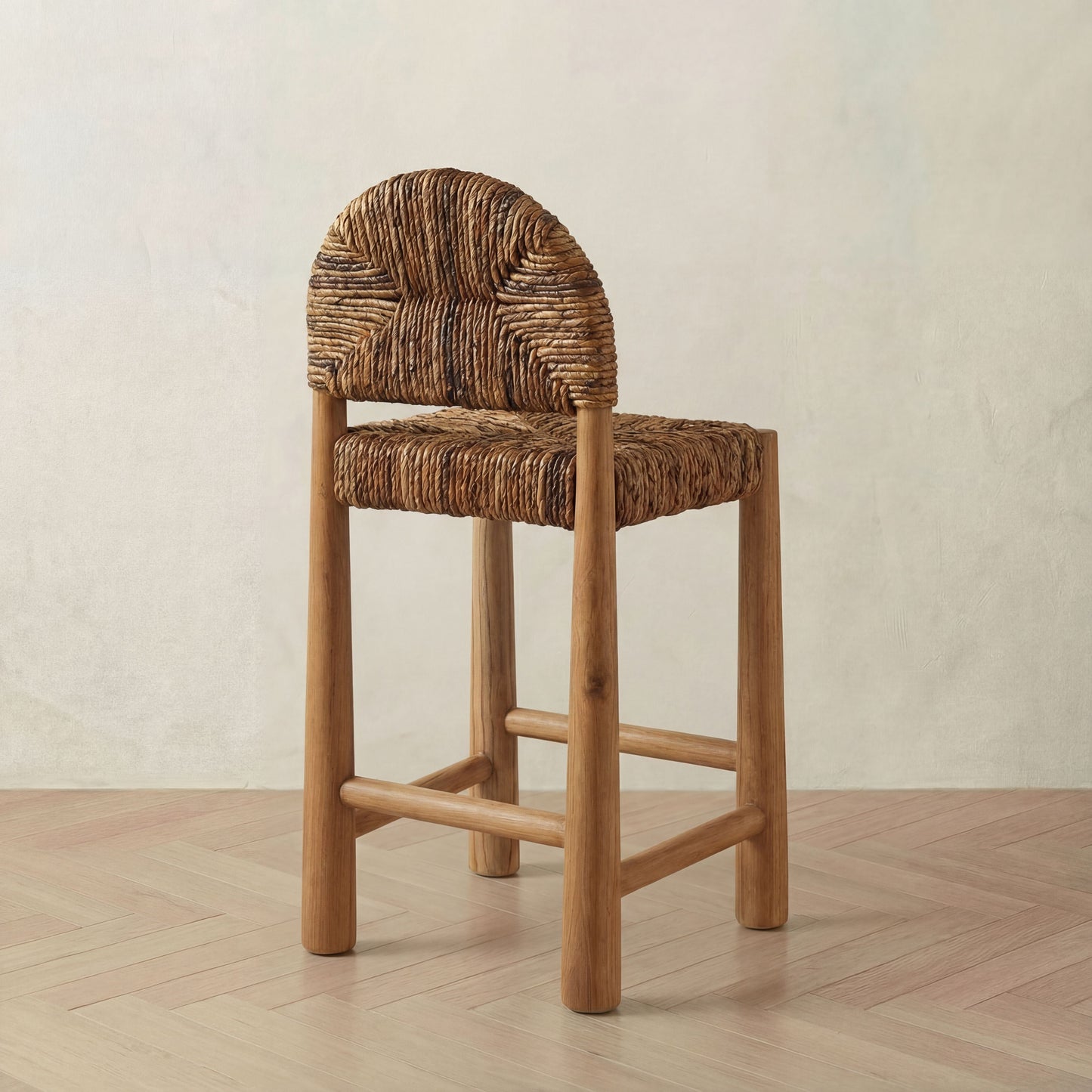 Loka Banana Leaf Bar Stool The Bali Concept