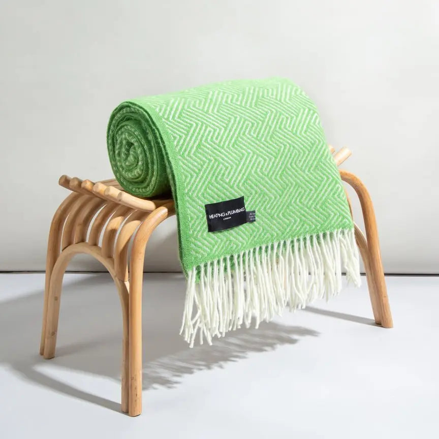 Lollypop - Pure New Wool Blanket - Green Heating & Plumbing London