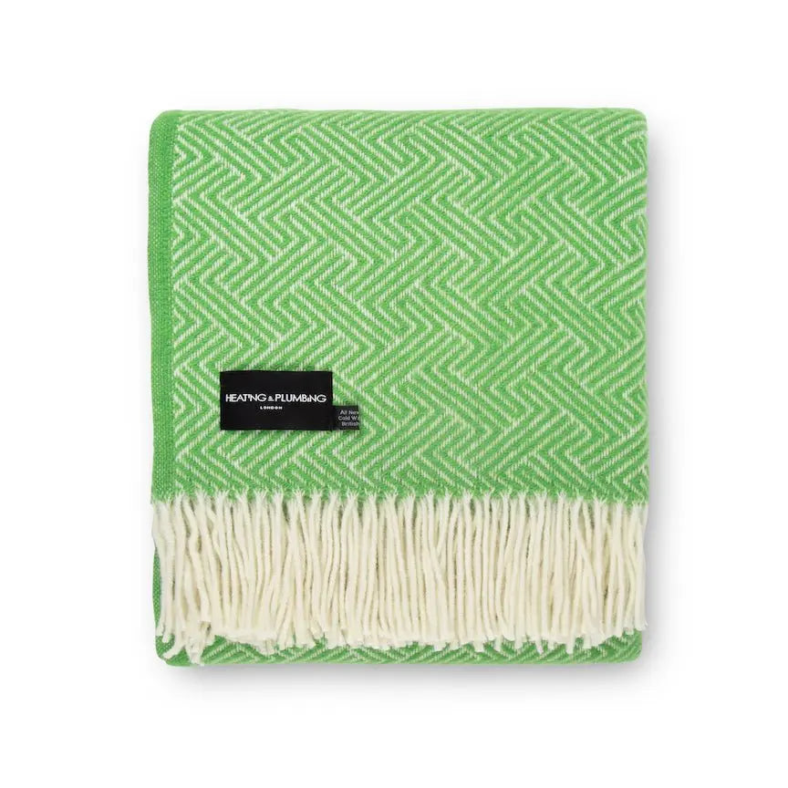 Lollypop - Pure New Wool Blanket - Green Heating & Plumbing London