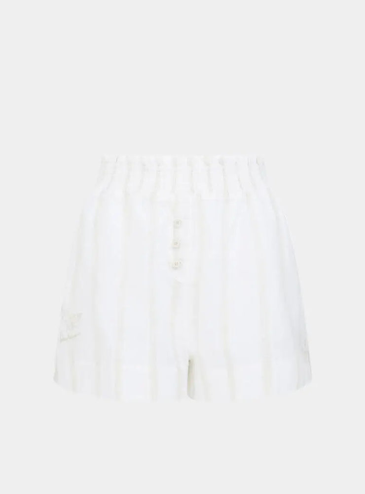Lomandra Ethical-Cotton Shorts - Summer Sand Beige Peachaus