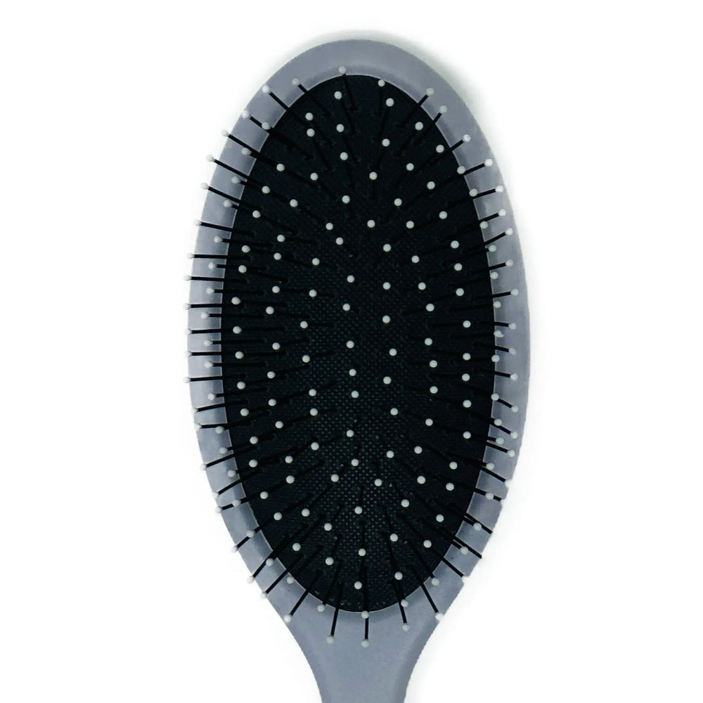 London Rain Grey Popbrush Ultimate Soft Bristle Hair Brush Popmask