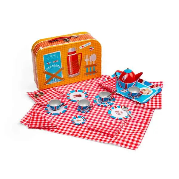 London Tin Tea Set Toby Tiger