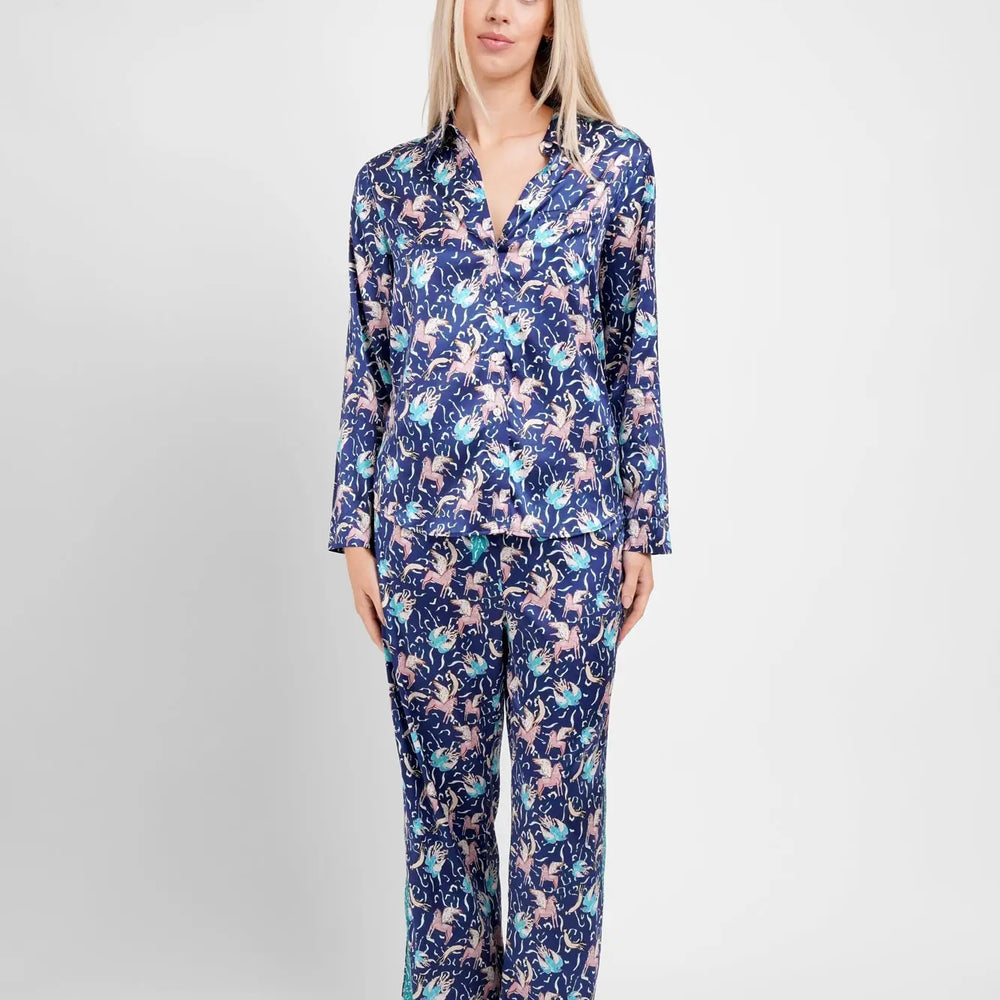 Long Sleeve PJ Top / "Pegasus" Jessica Russell Flint