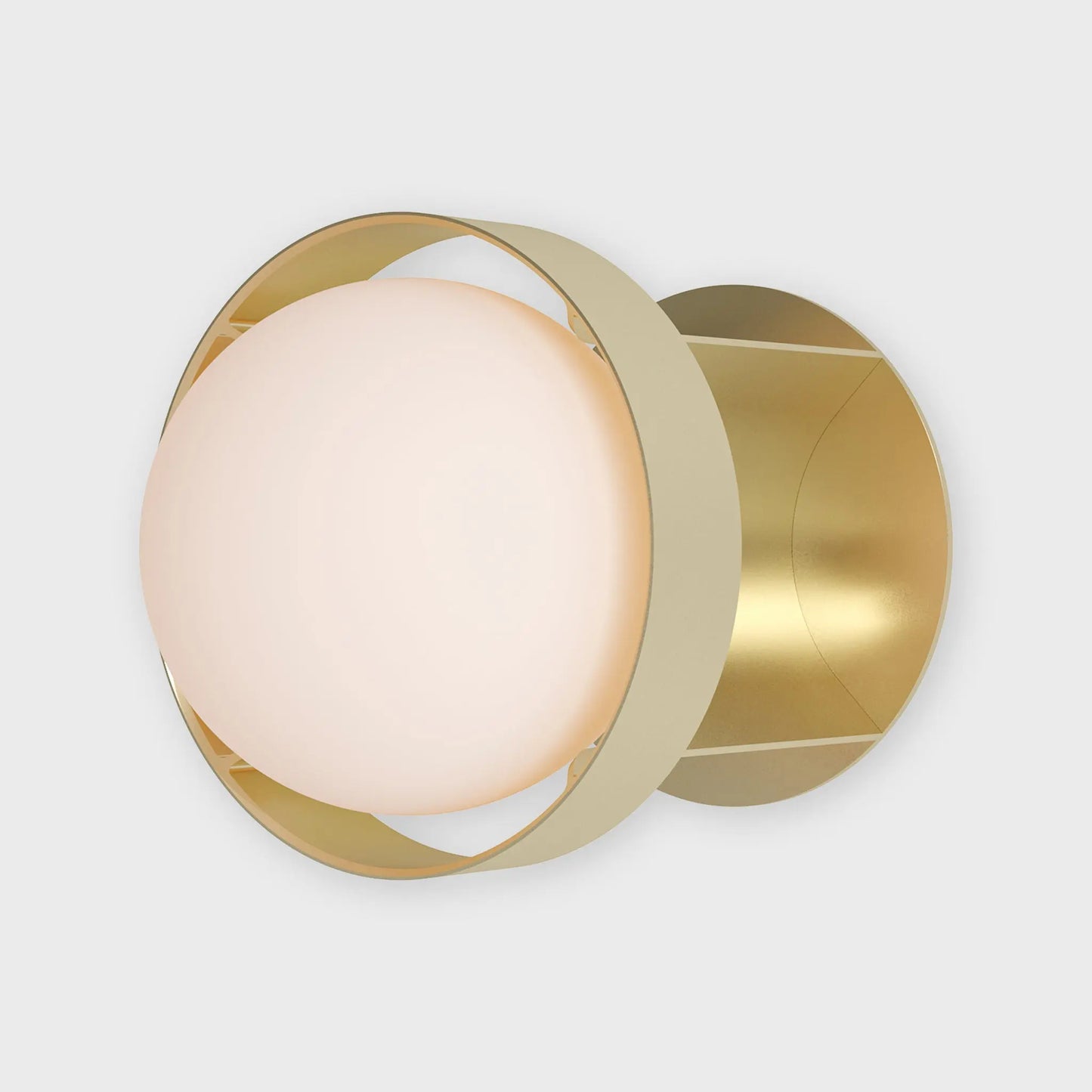 Loop Wall Light in Gold + Sphere IV Tala