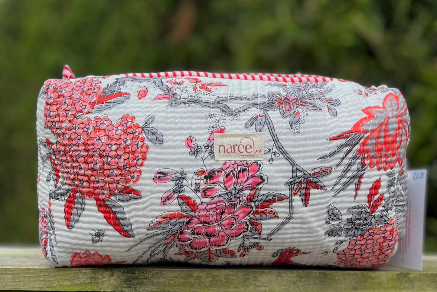 Lotus Quilted Make Up Bag Naree Clothing
