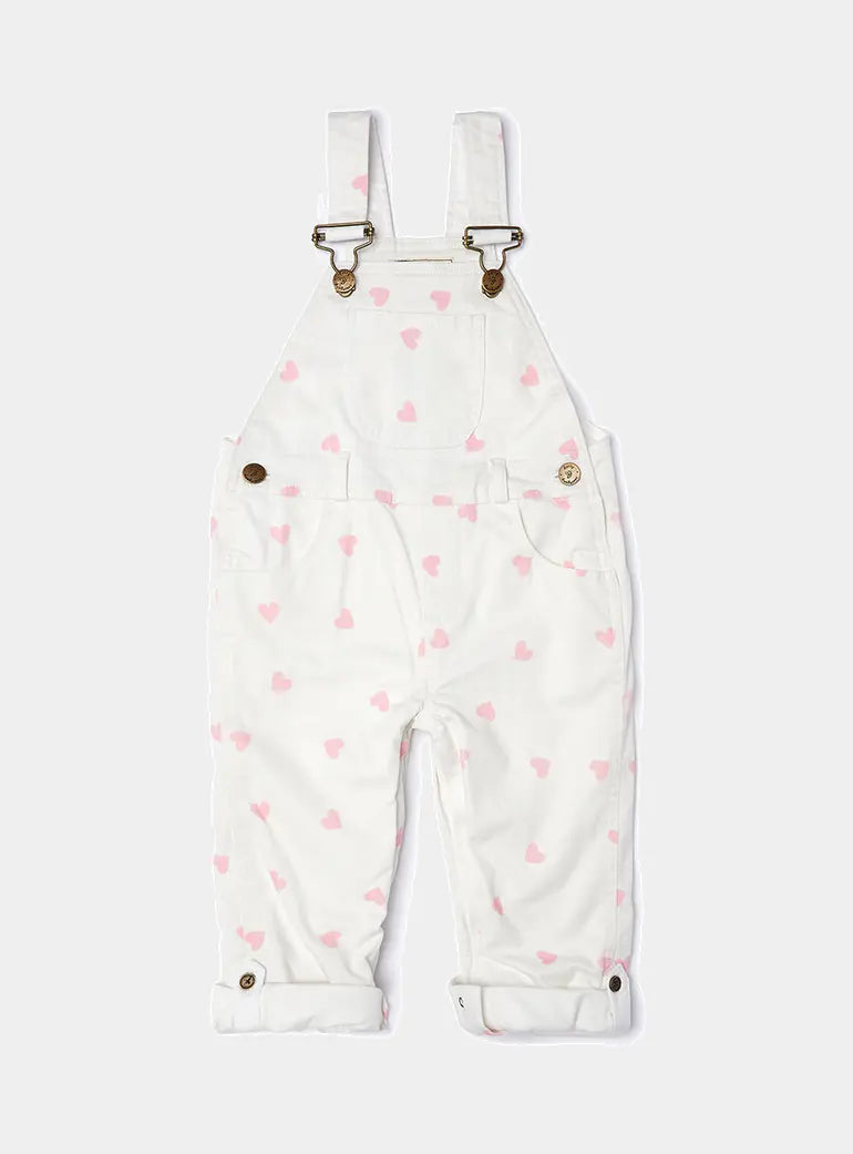 Love Heart Dungarees Dotty Dungarees