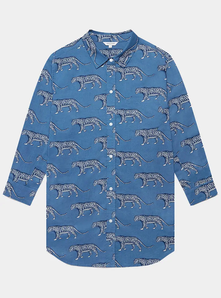 Lovely Leopards Women's Organic Cotton Nightshirt Myza