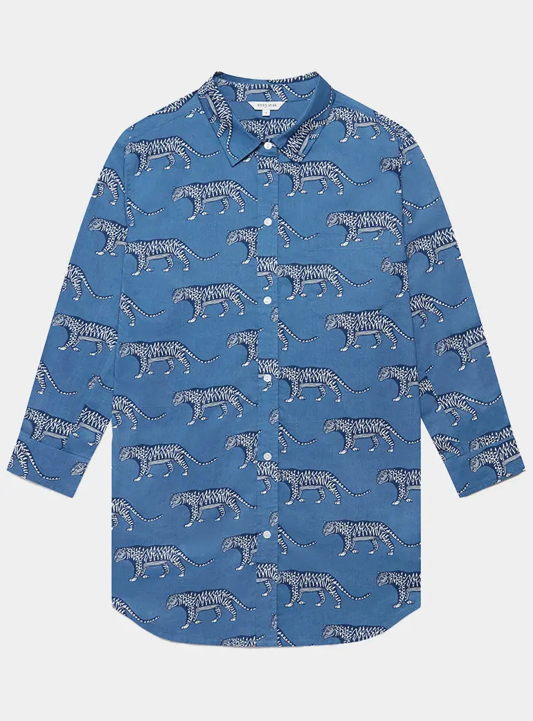 Lovely Leopards Women's Organic Cotton Nightshirt Myza