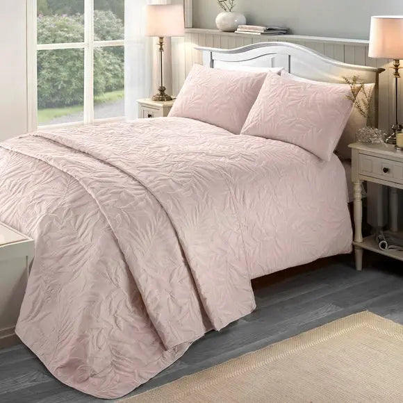 Luana 3D Floral Duvet Cover and Pillowcase Set Dunelm