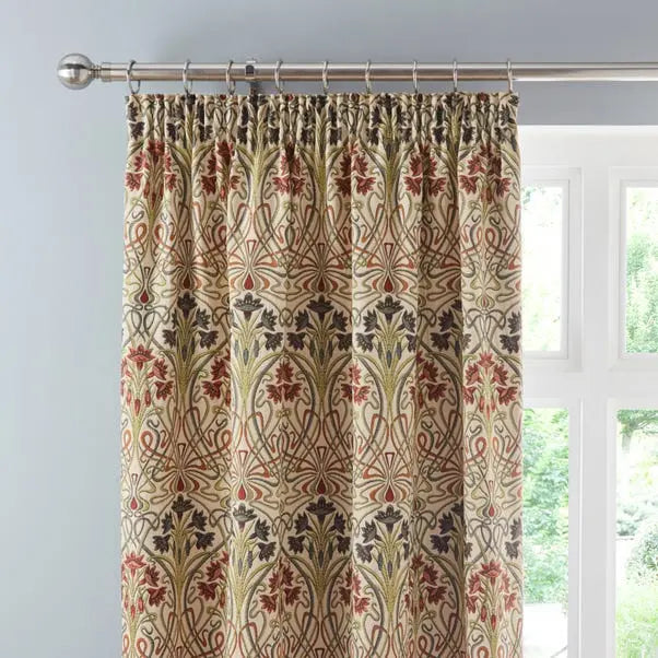 Lucetta Pencil Pleat Curtains Dunelm