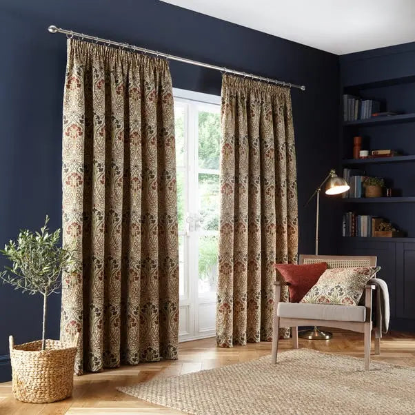 Lucetta Pencil Pleat Curtains Dunelm