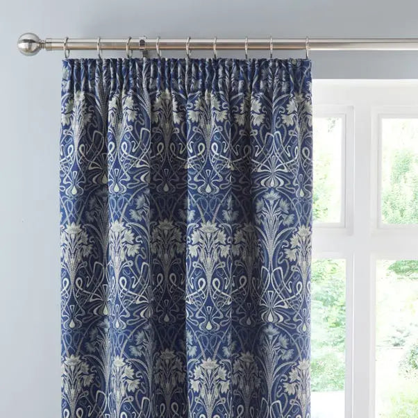 Lucetta Pencil Pleat Curtains Dunelm