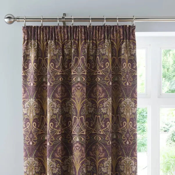 Lucetta Pencil Pleat Curtains Dunelm