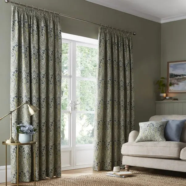 Lucetta Pencil Pleat Curtains Dunelm