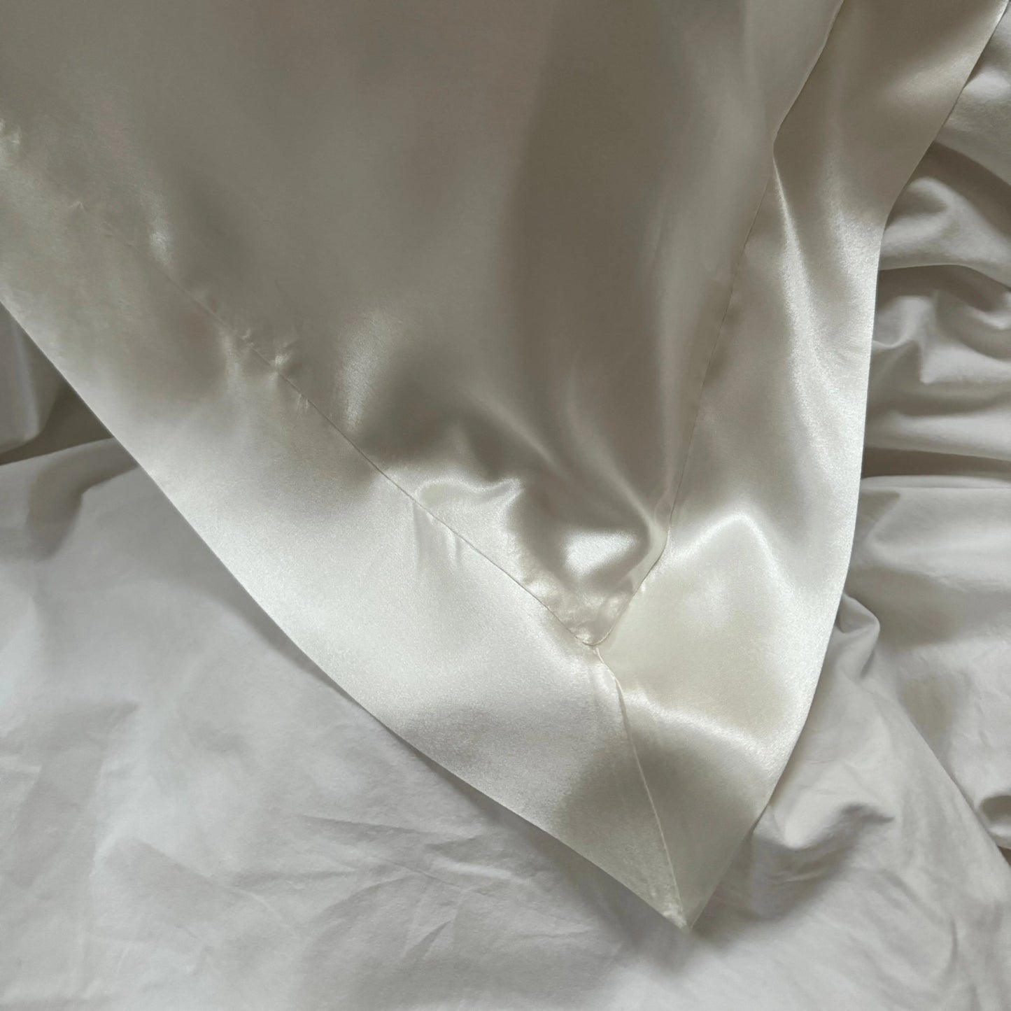 Lucinda Oxford Set of 2 Silk Pillowcases Silk Works London