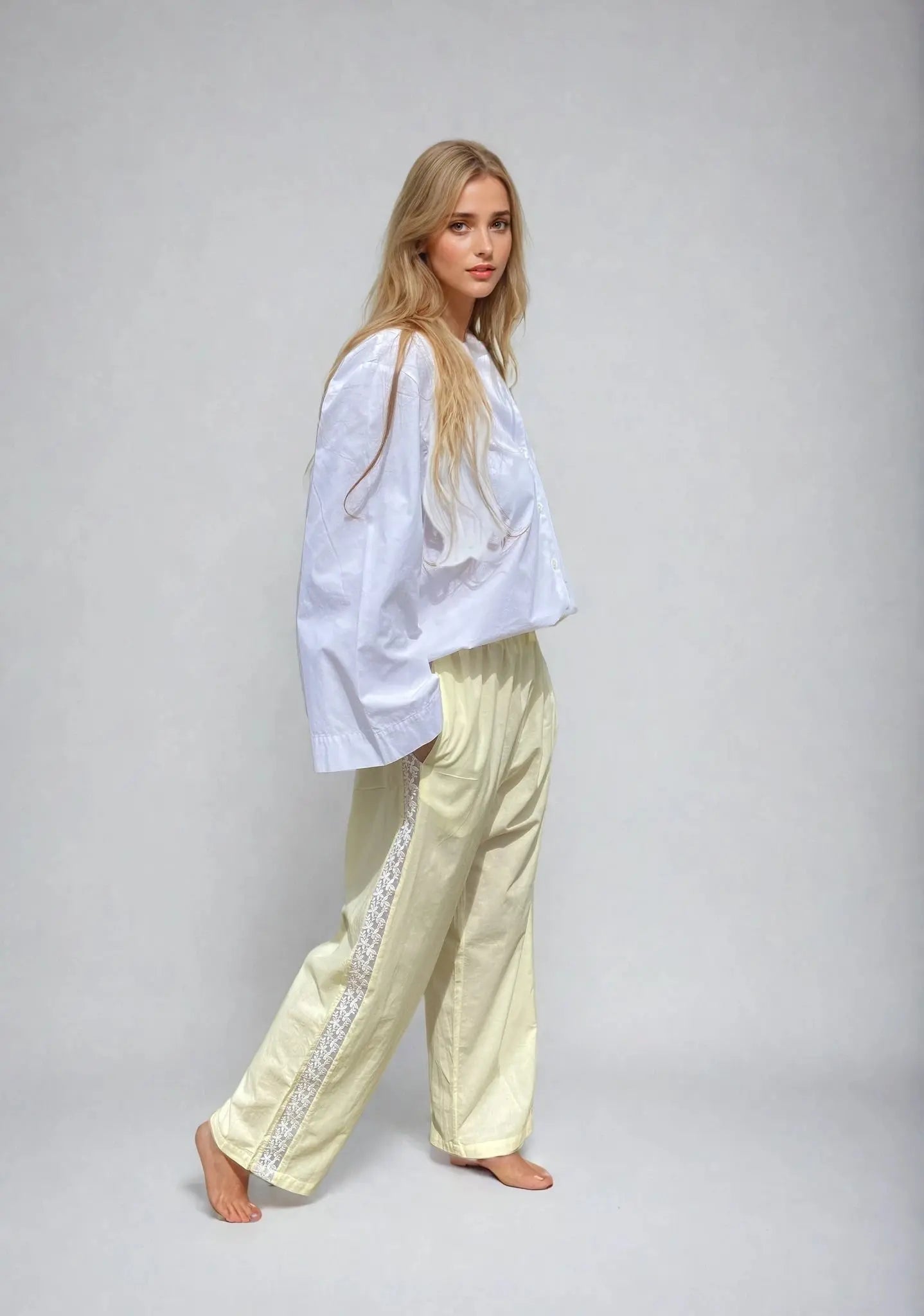 Lucine Organic Cotton Pyjama Trousers AMOKA DALO