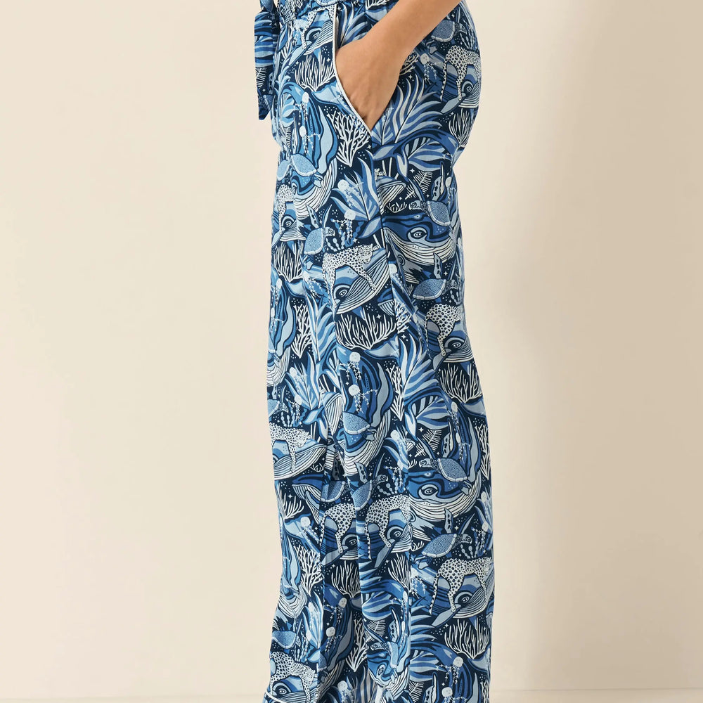 Lullaby of the Whales Women's Organic Cotton Pyjama Trouser Myza