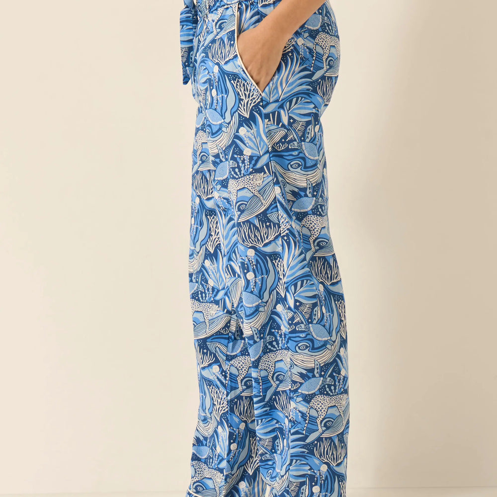 Lullaby of the Whales Women's Organic Cotton Pyjama Trouser Myza