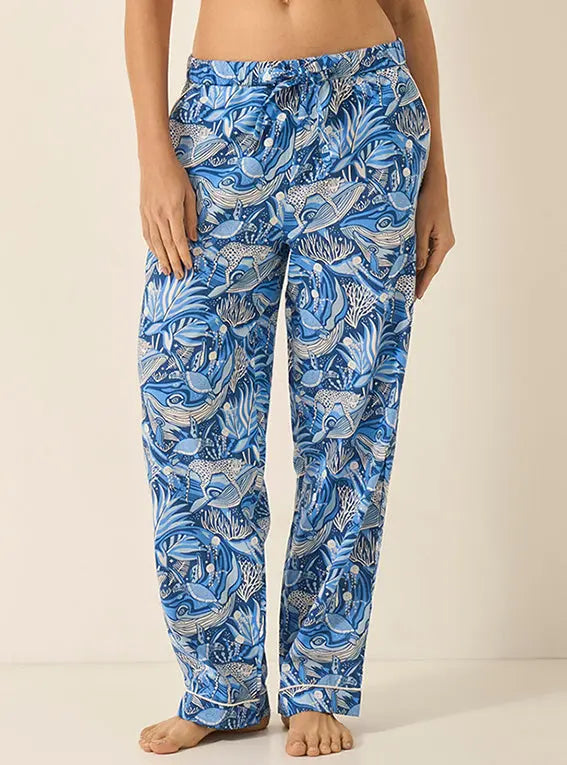 Lullaby of the Whales Women's Organic Cotton Pyjama Trouser Myza