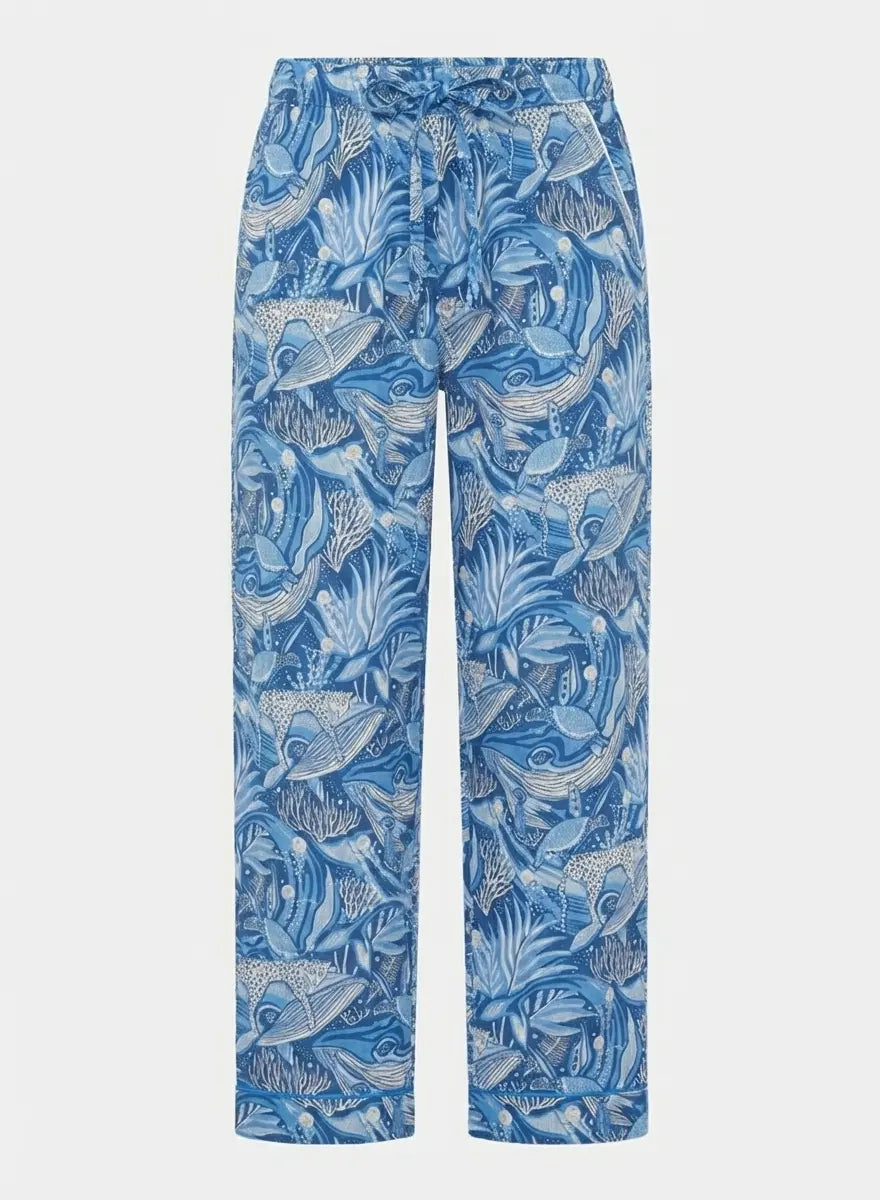 Lullaby of the Whales Women's Organic Cotton Pyjama Trouser Myza