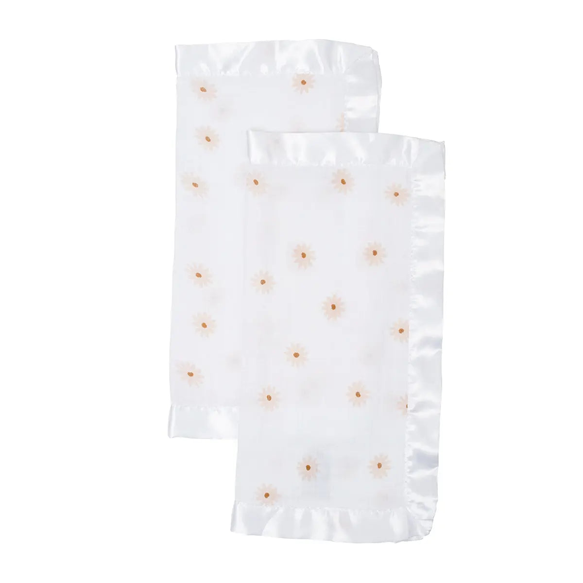 Lulujo - 2 Pack Muslin Security Comforter Blanket - Daisies Lulujo