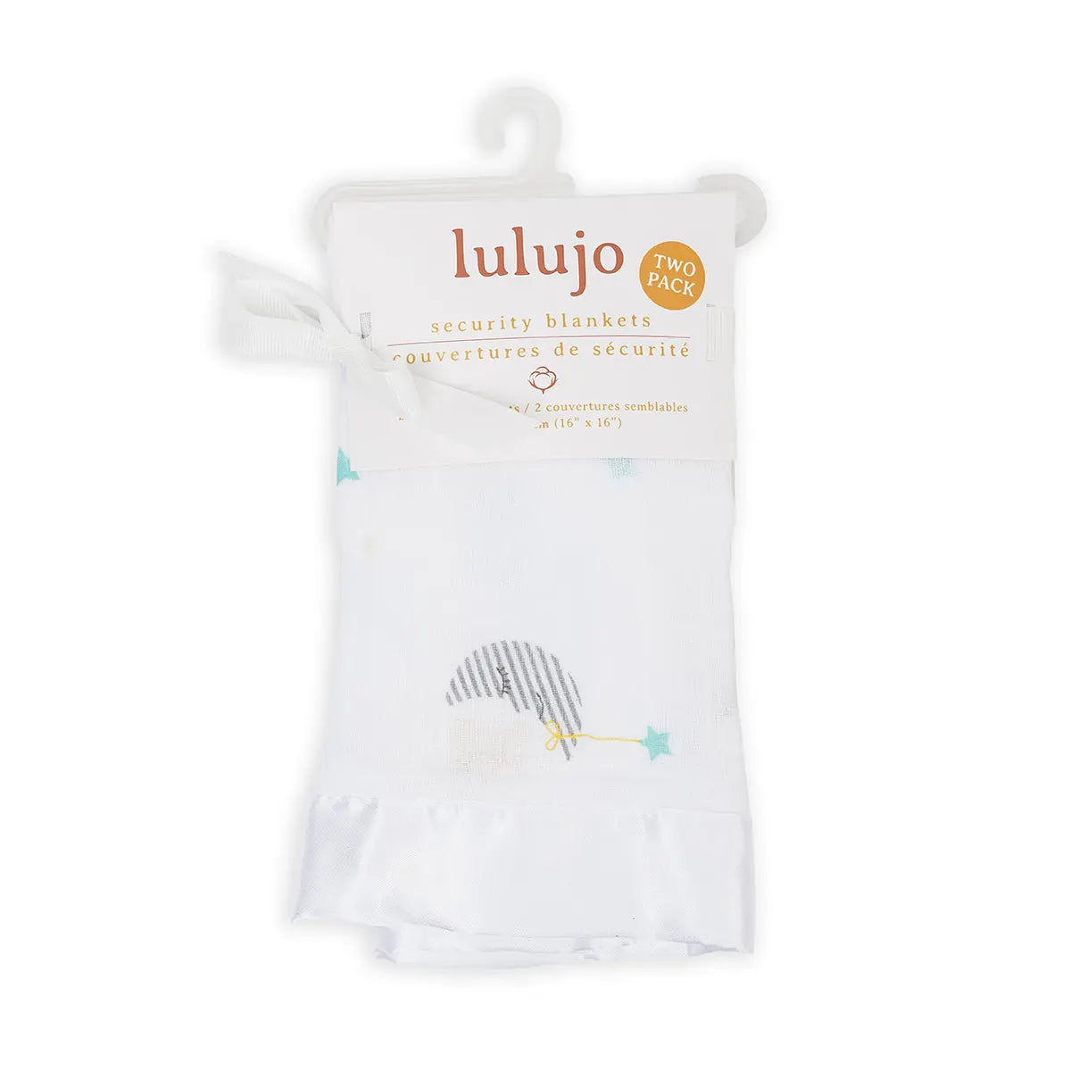 Lulujo - 2 Pack Muslin Security Comforter Blanket - Dreamland Lulujo