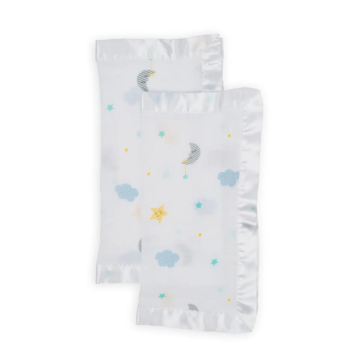 Lulujo - 2 Pack Muslin Security Comforter Blanket - Dreamland Lulujo