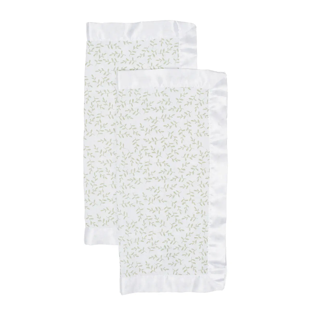 Lulujo - 2 Pack Muslin Security Comforter Blanket - Greenery Lulujo