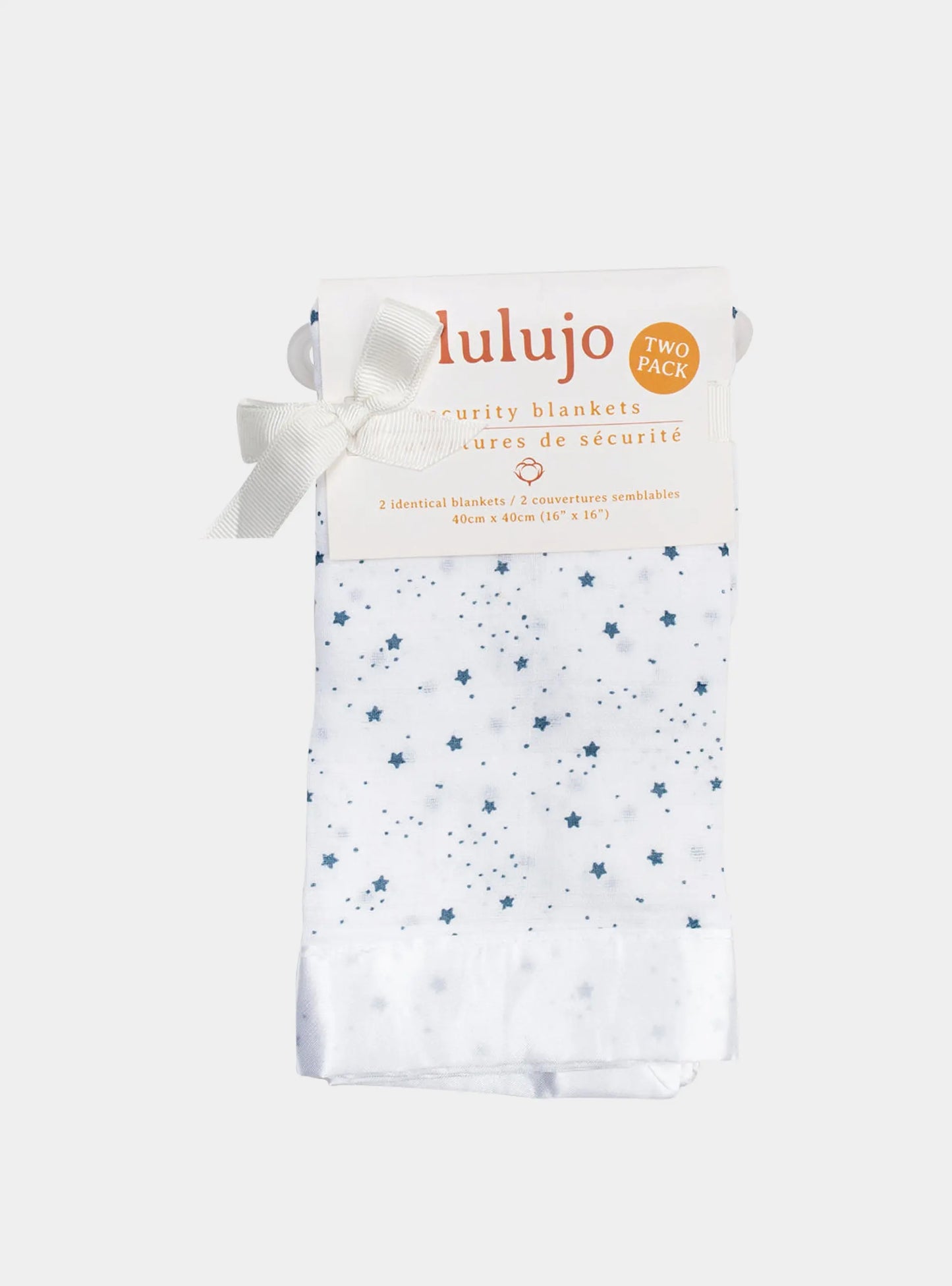 Lulujo - 2 Pack Muslin Security Comforter Blanket - Stars Lulujo