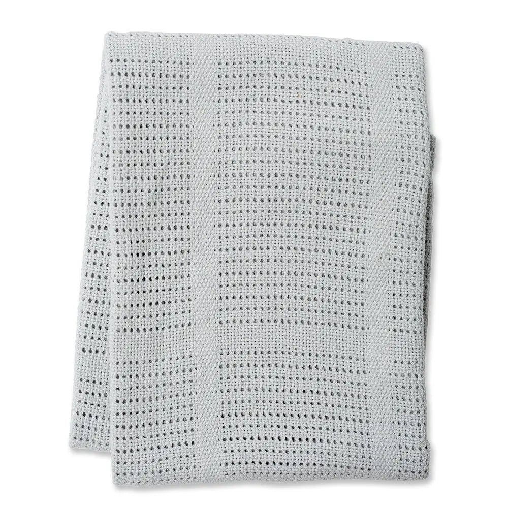 Lulujo - Cellular Blanket - Grey Lulujo