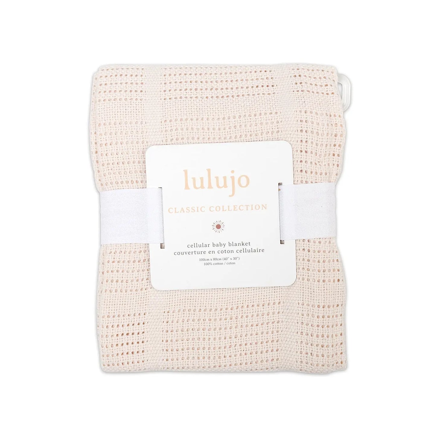 Lulujo - Cellular Blanket - Oatmeal Lulujo