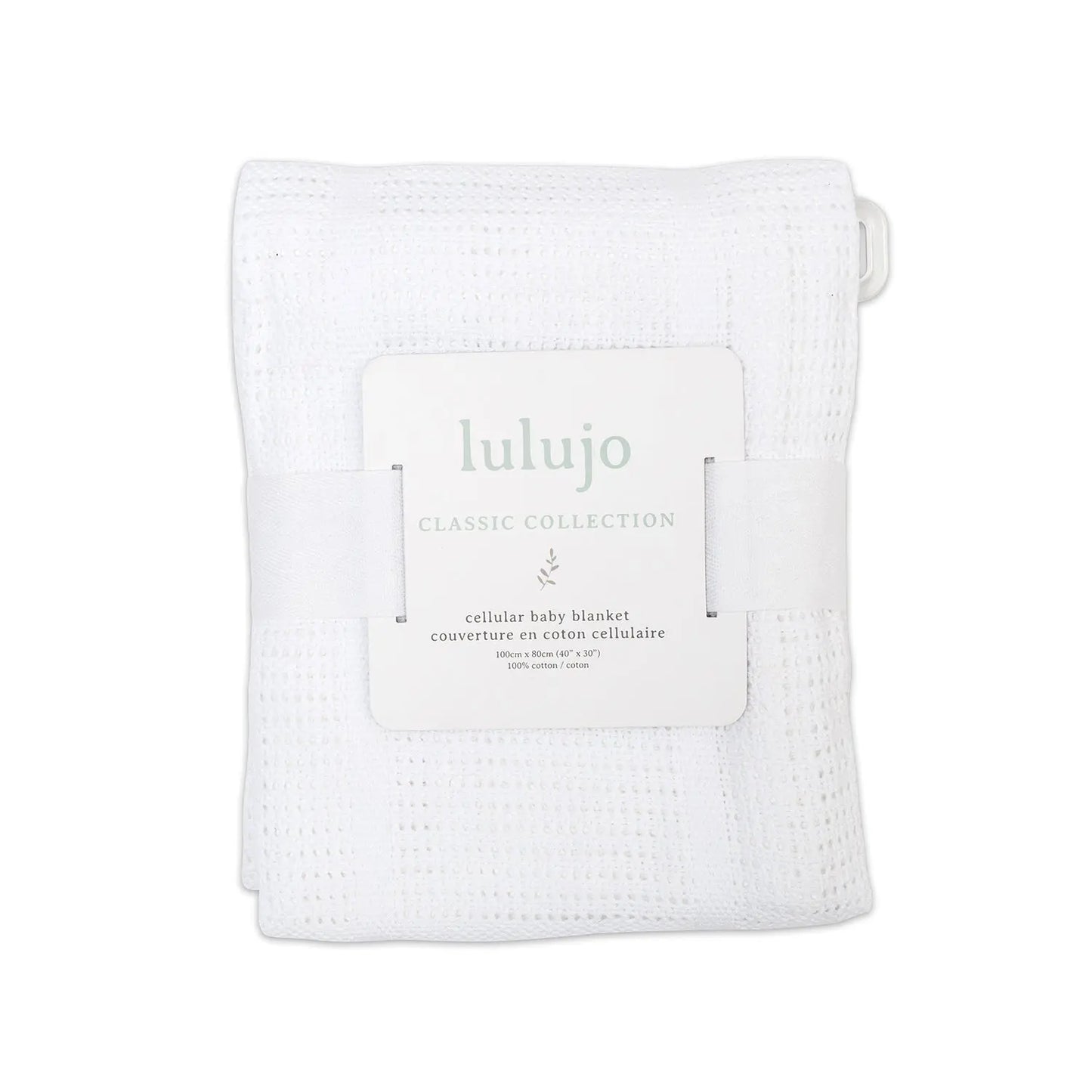 Lulujo - Cellular Blanket - White Lulujo