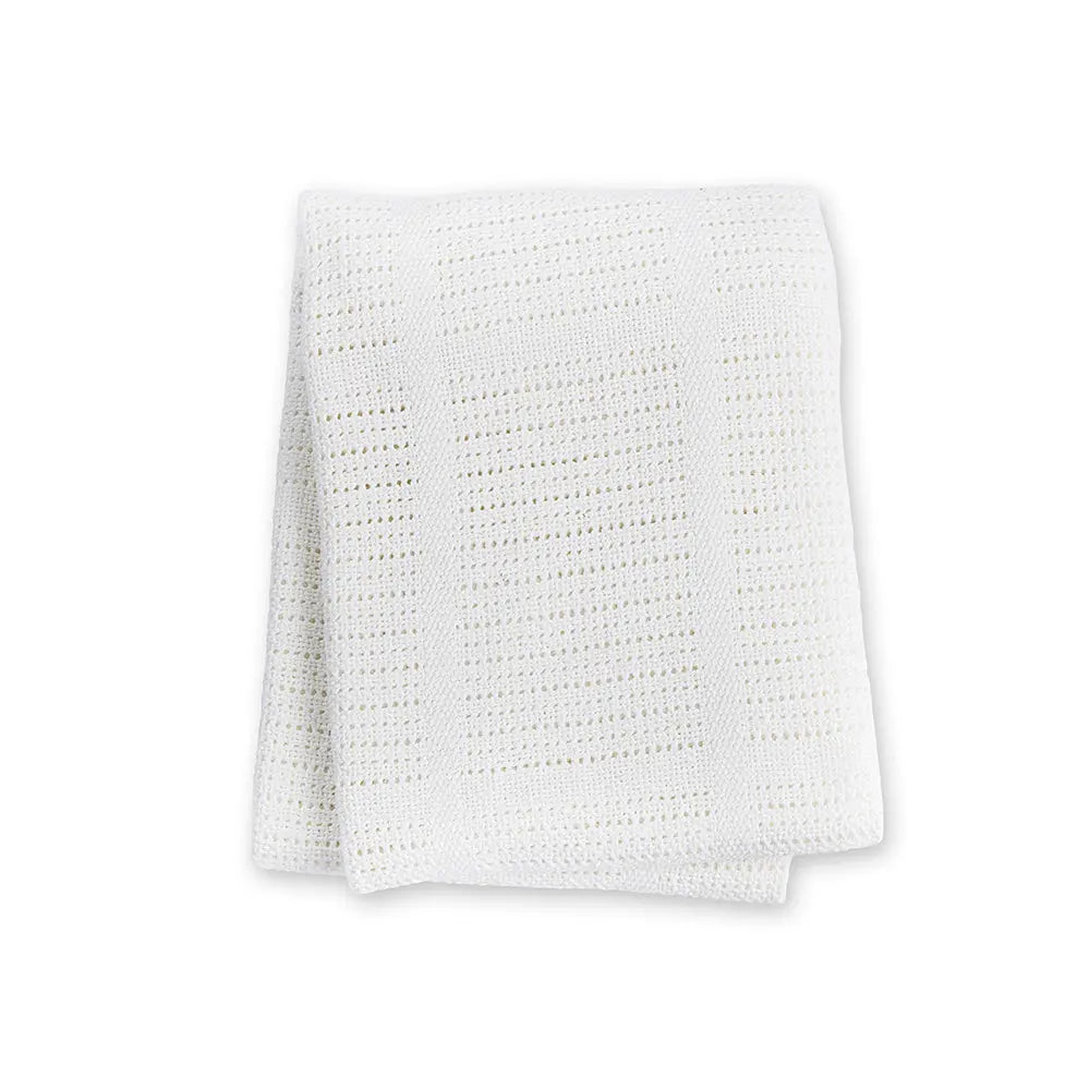 Lulujo - Cellular Blanket - White Lulujo