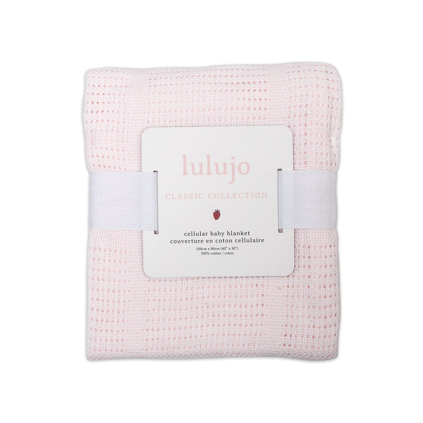 Lulujo - Cellular Blanket - Pink Lulujo