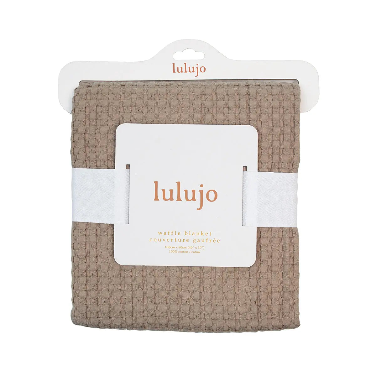 Lulujo -  Waffle Blanket - Sand Lulujo